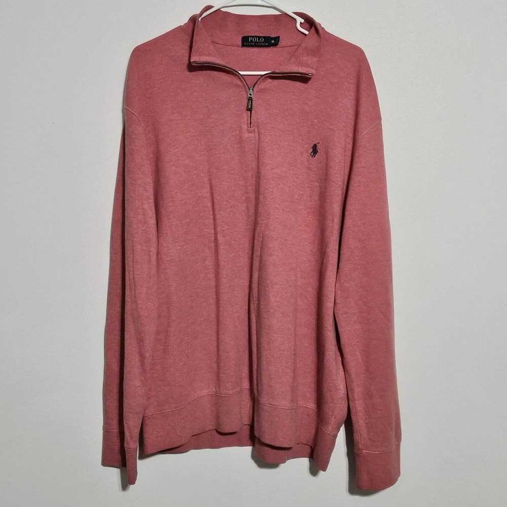 Polo Ralph Lauren Men’s‎ 1/4 Zip Sweatshirt XL Logo Pullover